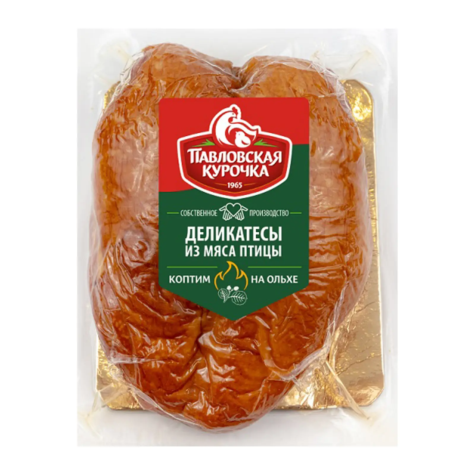 Изображение товара Грудка цыплят-бройлеров Павловская курочка весовая горячее копчение низкий жир полноценный источник