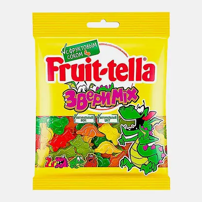 Мармелад жевательный Звери Mix Fruit-Tella 70г