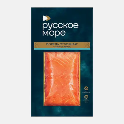 Форель Русское море слабосоленая филе-кусок 200г