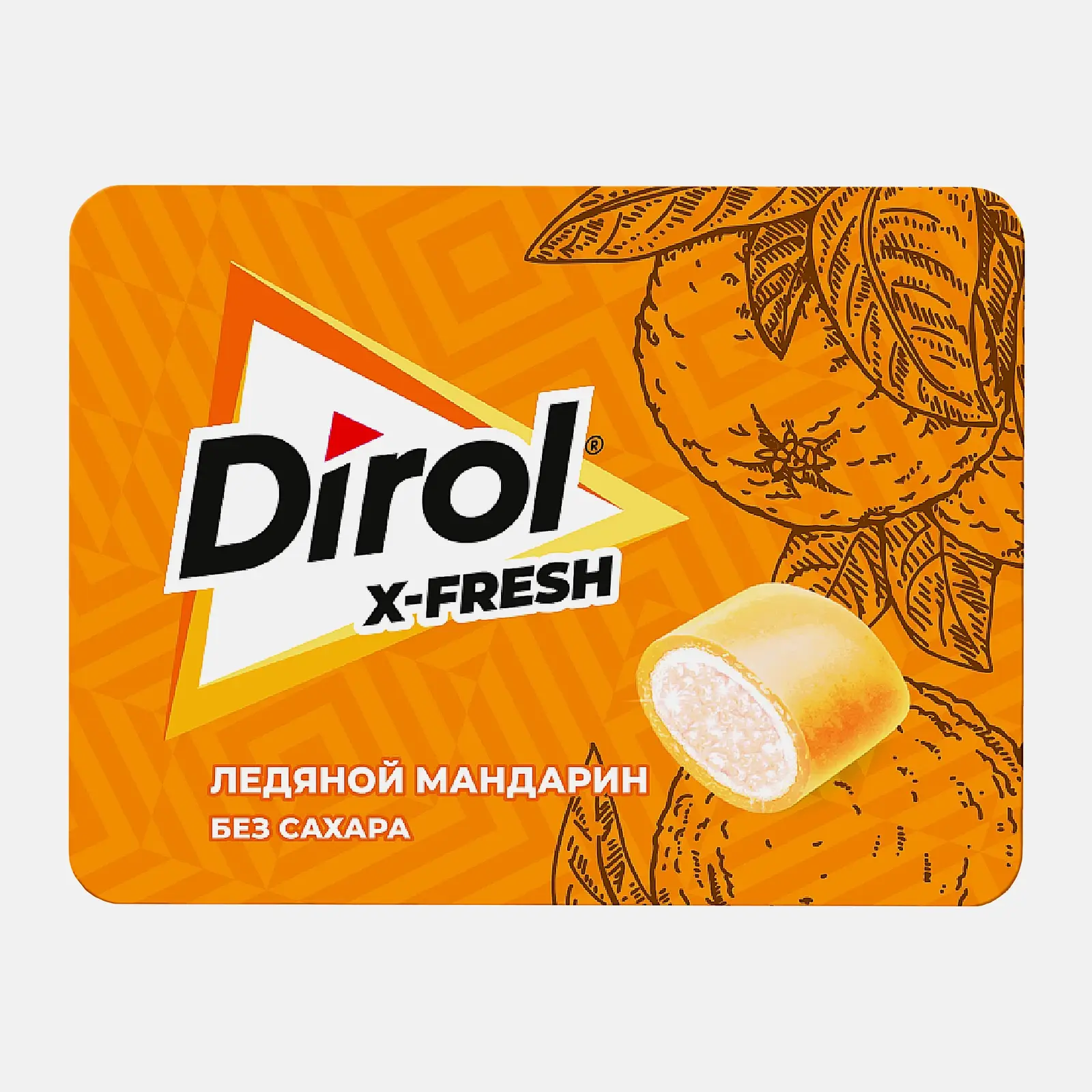 Изображение товара Жевательная резинка со вкусом мандарина Dirol X-Fresh 16г