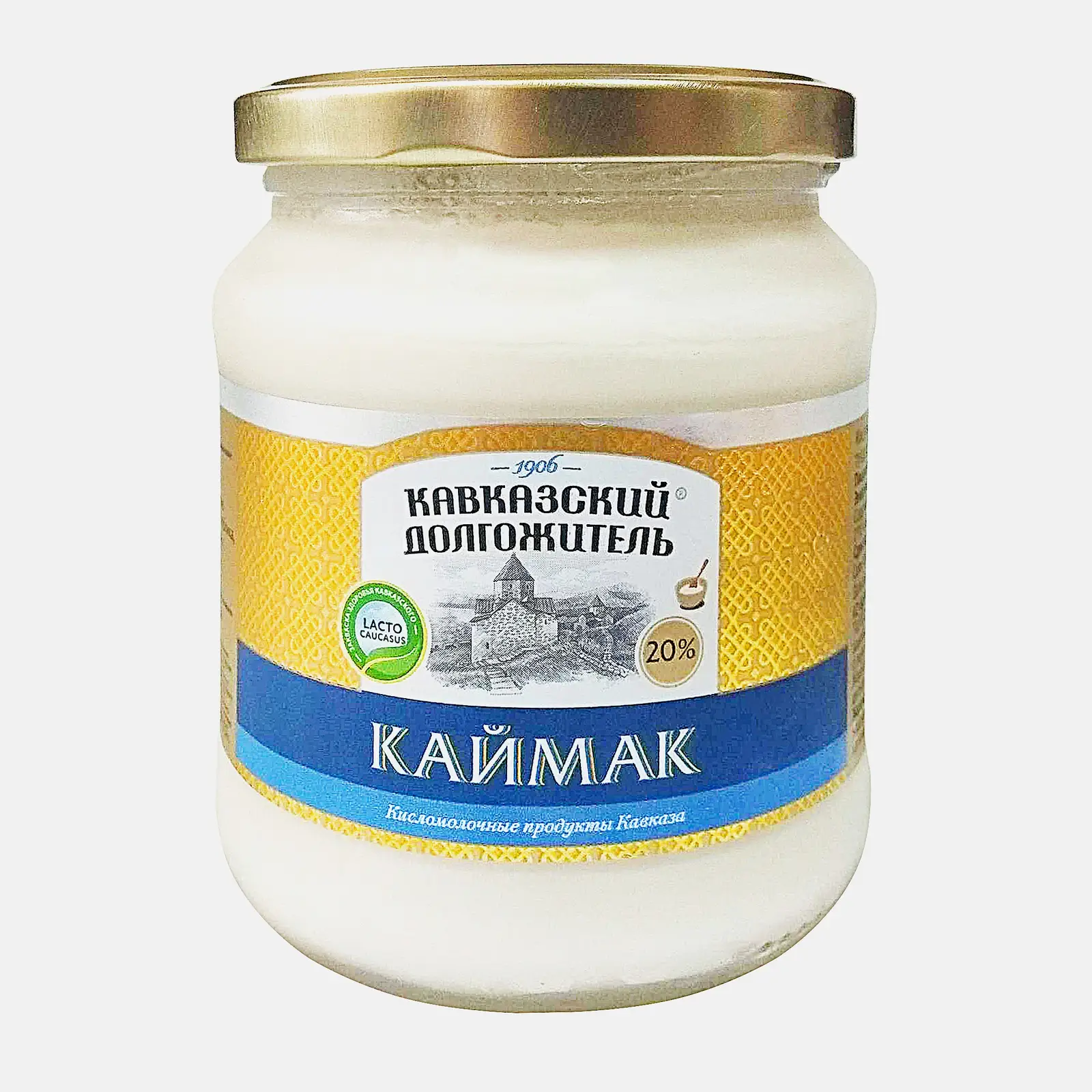 Каймак Кавказский долгожитель термостатный 20% 400г Каймак Кавказский долгожитель термостатный 20% 400г