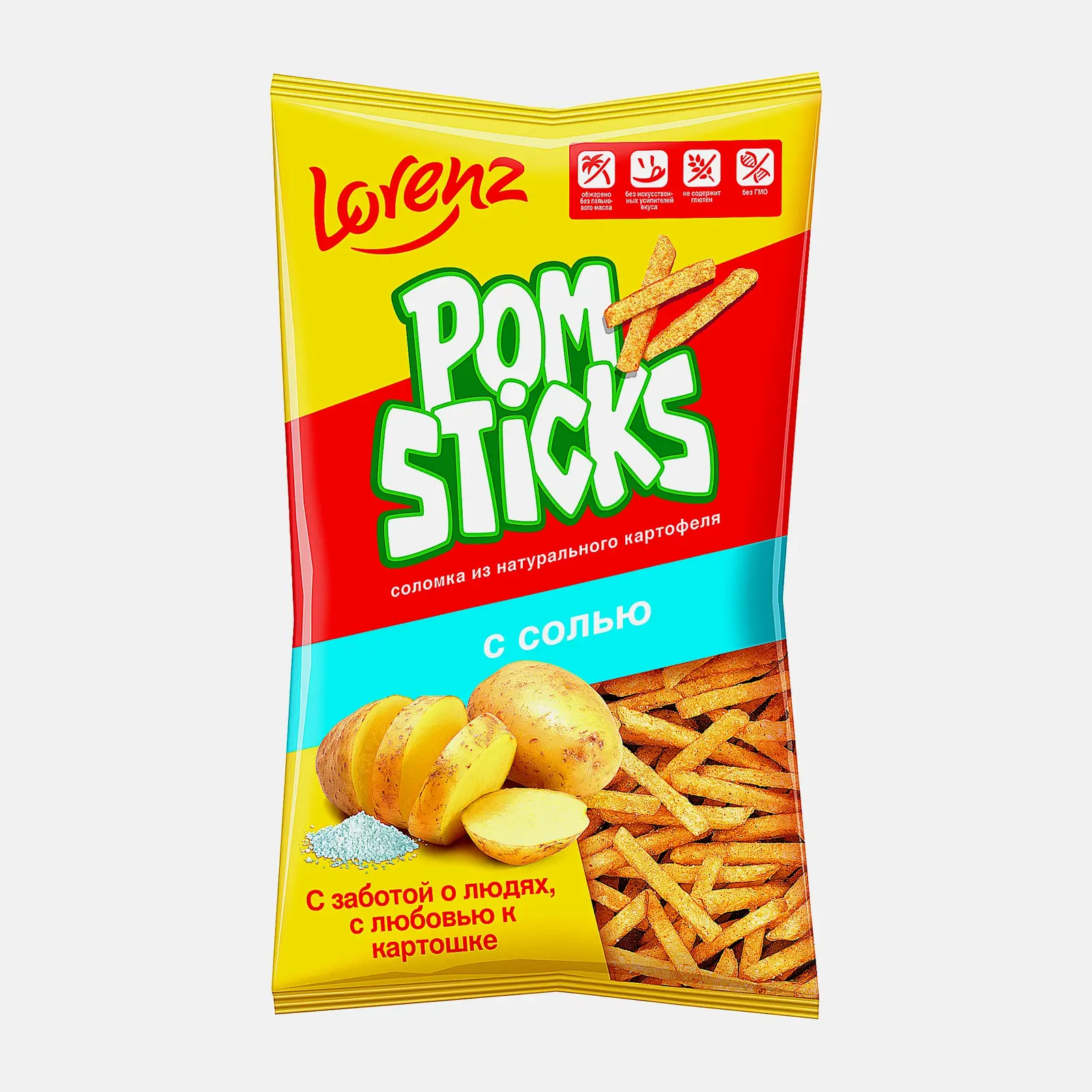 Картофельная соломка с солью Pomsticks 200г