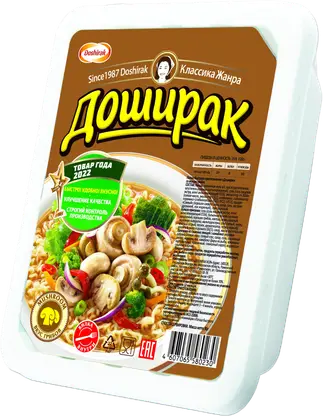 Изображение товара Лапша Доширак со вкусом грибов 90г