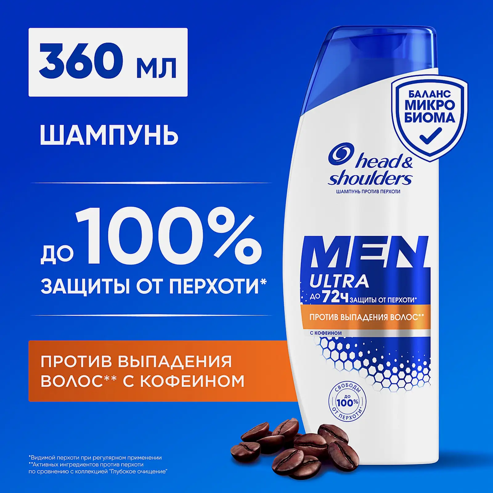 Шампунь против перхоти и выпадения волос Head&Shoulders 360мл - фото 7