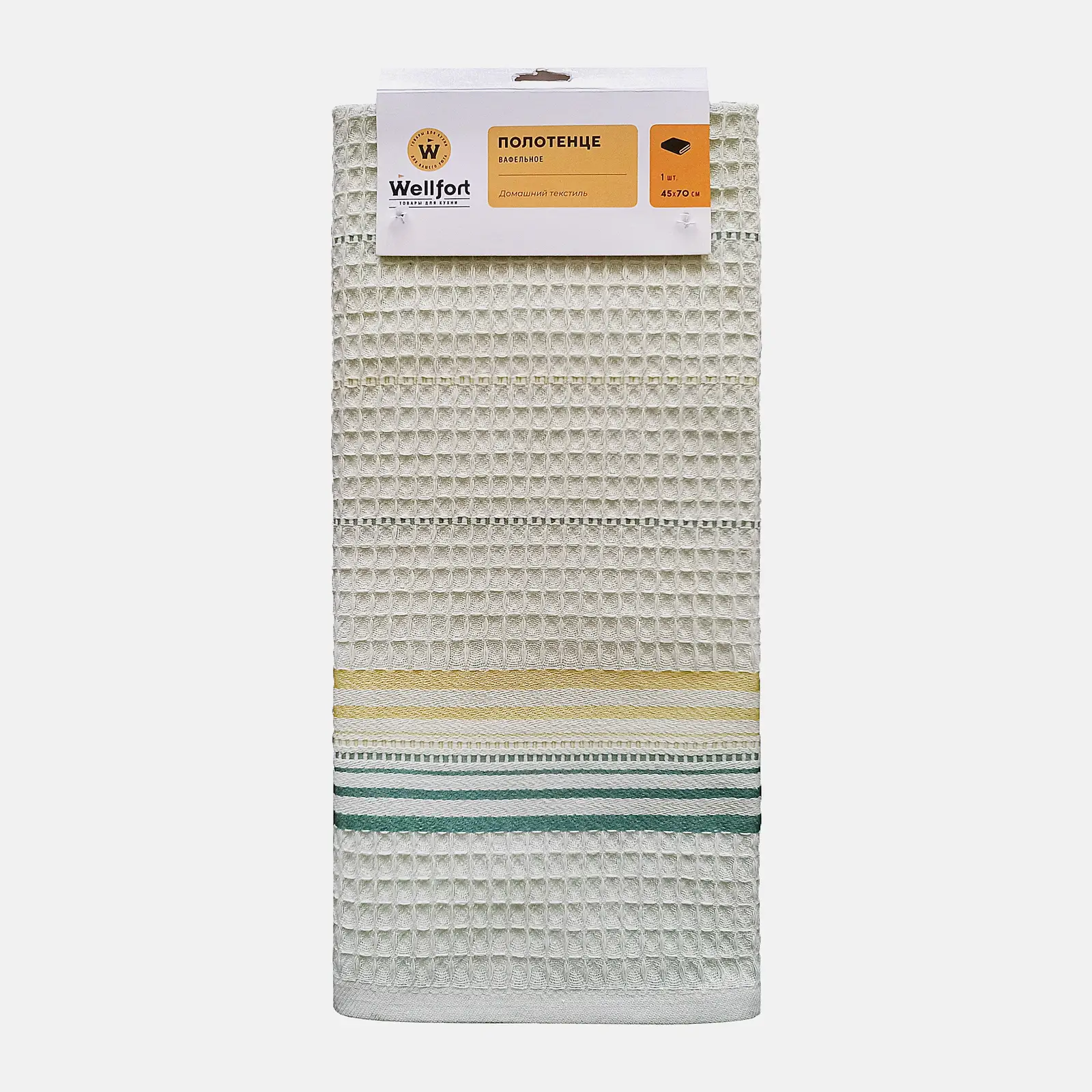 Полотенце Wellfort вафельное Лимоны 45*70см