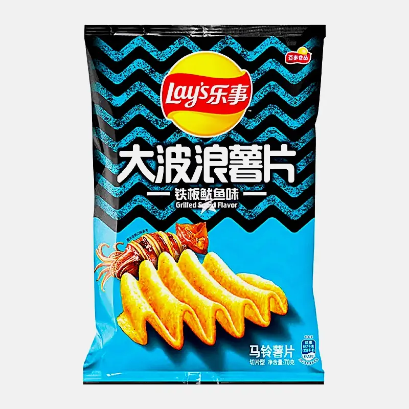 Чипсы со вкусом кальмара на гриле Lays 70г