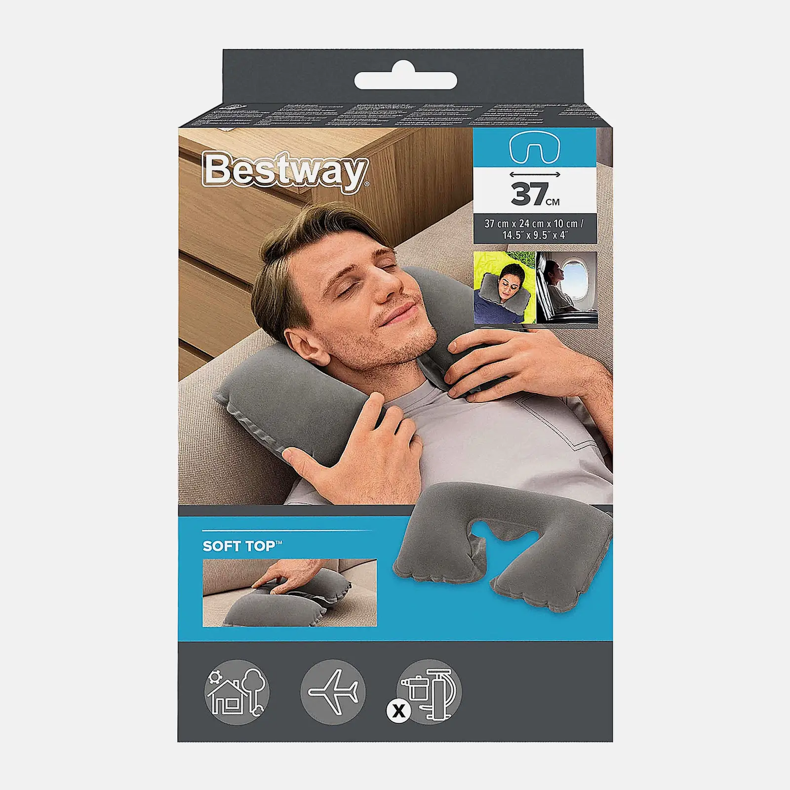 Надувная подушка под шею Bestway - фото 2