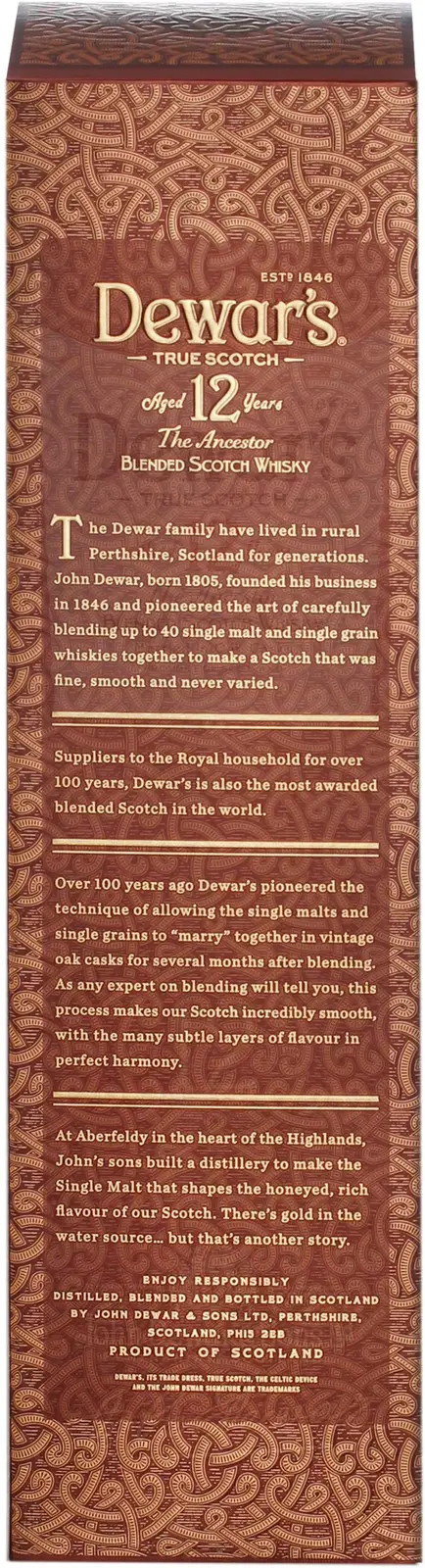 Виски Dewar’s Special Reserve Y.O. 12 лет 40% 700мл