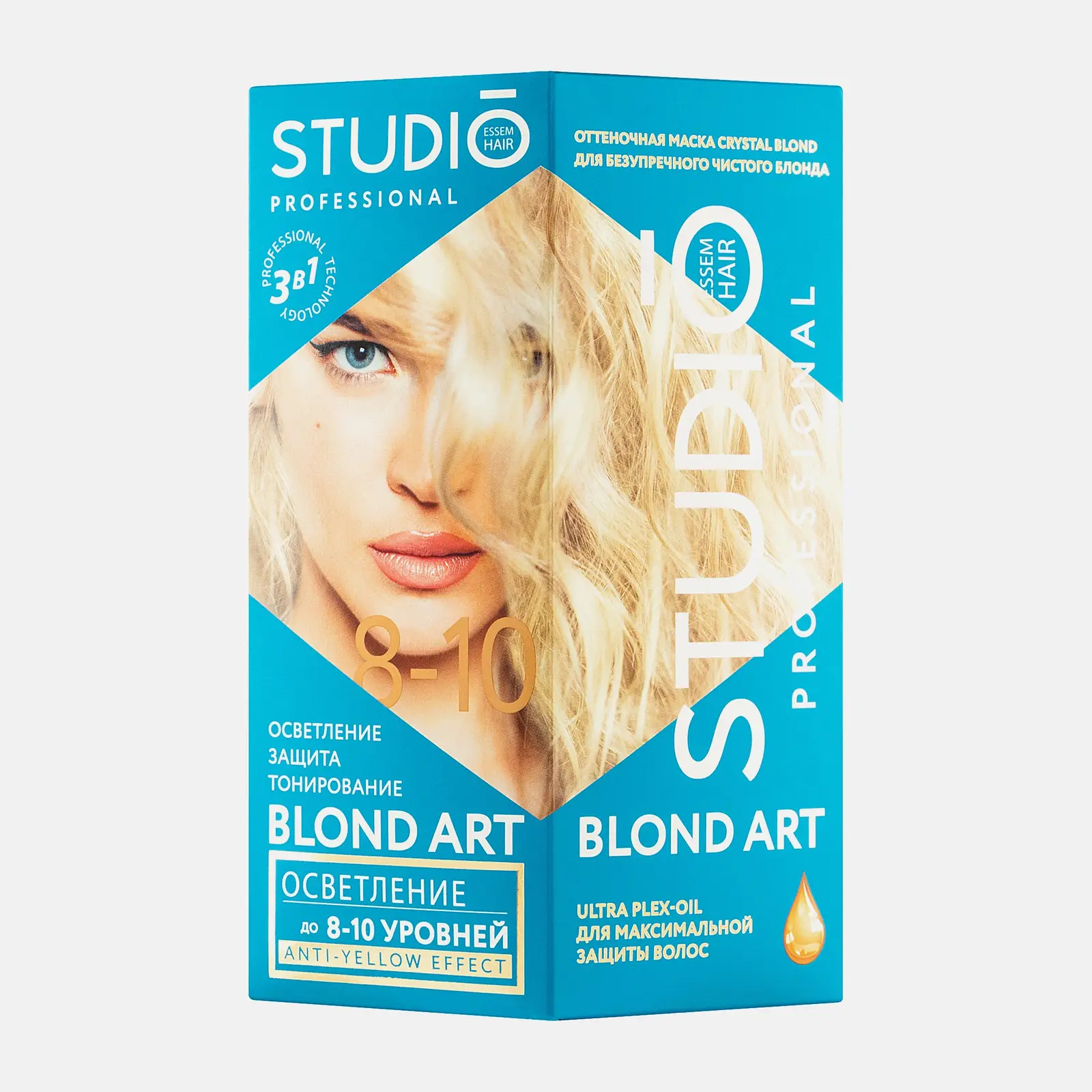 Осветлитель для волос Studio до 10 уровней осветления 100мл