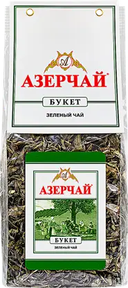 Чай зеленый Азерчай букет крупнолистовой 200г