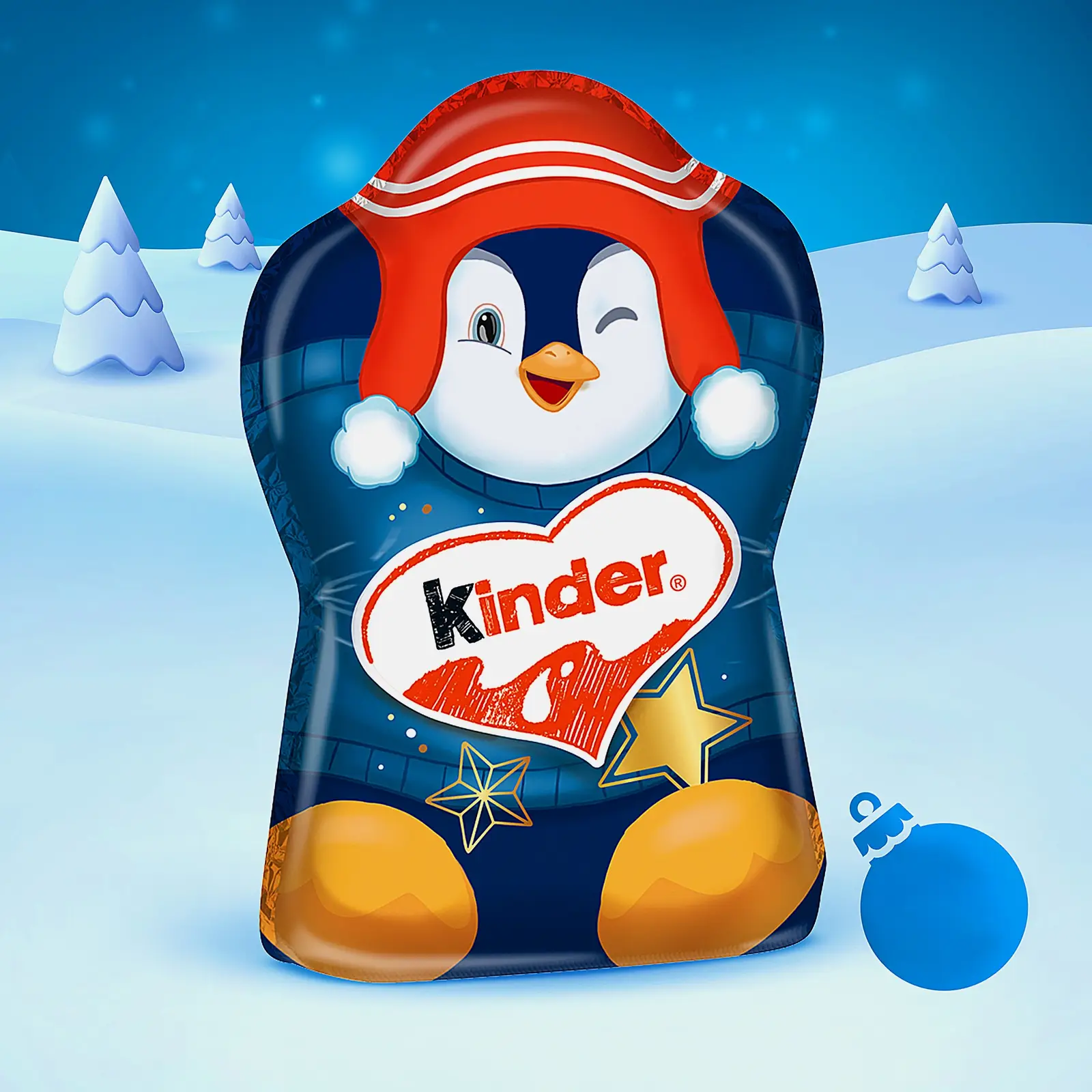 Шоколад молочный фигурный новогодний Kinder 35г в ассортименте - фото 2 Шоколад молочный фигурный новогодний Kinder 35г в ассортименте - фото 2