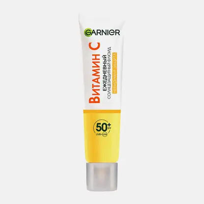 Флюид для лица с витамином С SPF50 Невидимая защита Garnier 40мл