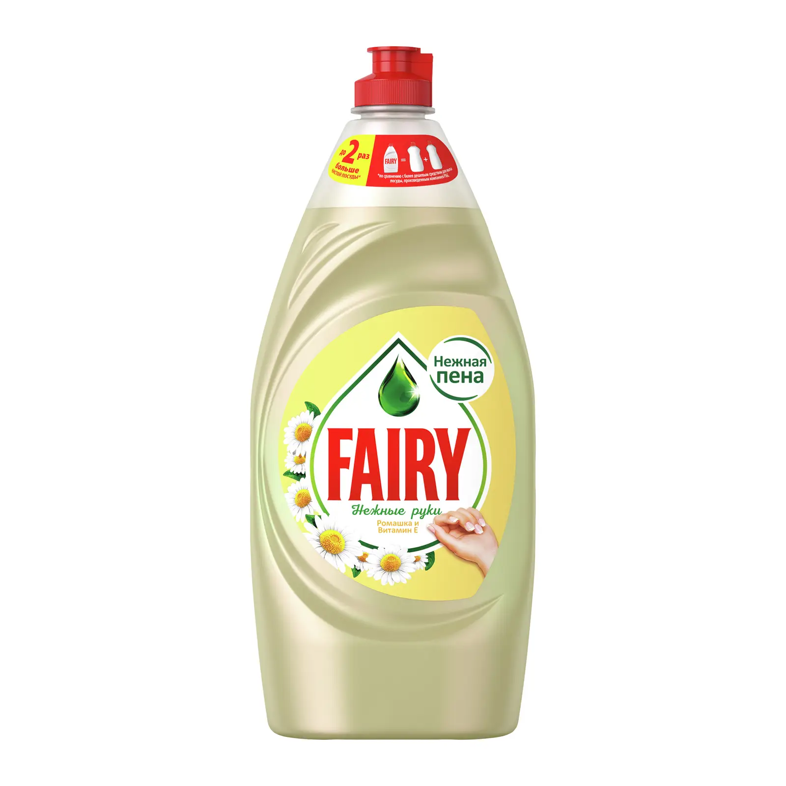 Средство для мытья посуды Fairy Нежные руки Ромашка и витамин E 900мл