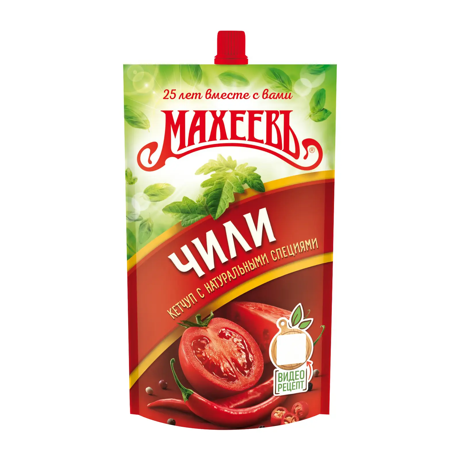 Изображение товара Кетчуп Махеевъ Чили 300г острый соус с пряными специями