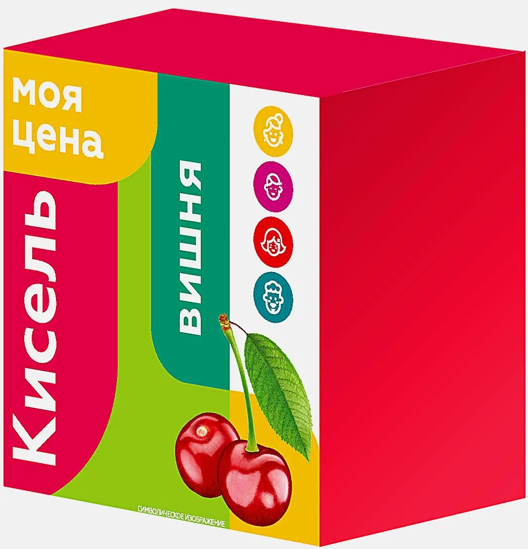 Кисель Моя цена Клубника клюква вишня 220г