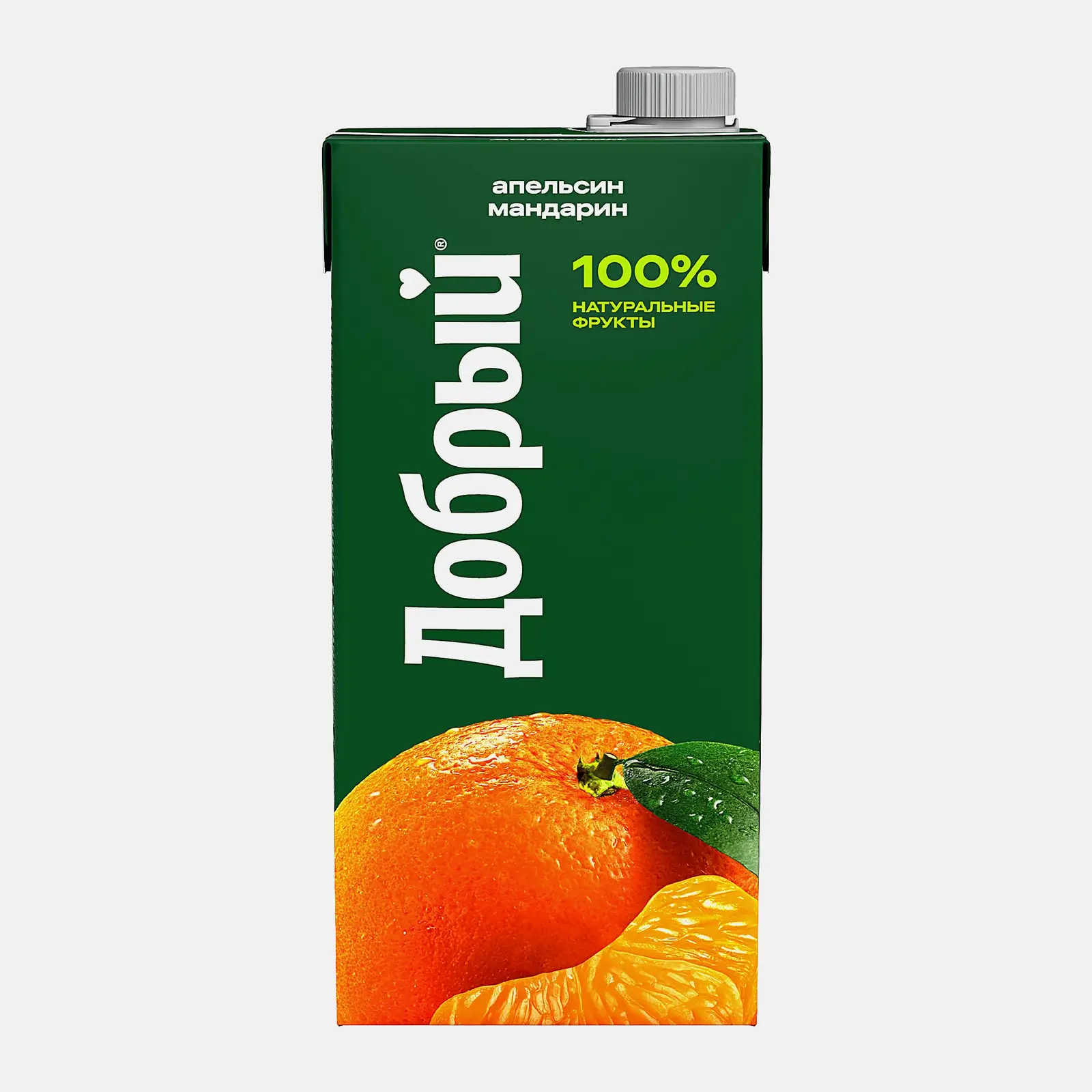 Изображение товара Нектар Добрый мандарин-апельсин 2л - цитрусовый натуральный напиток