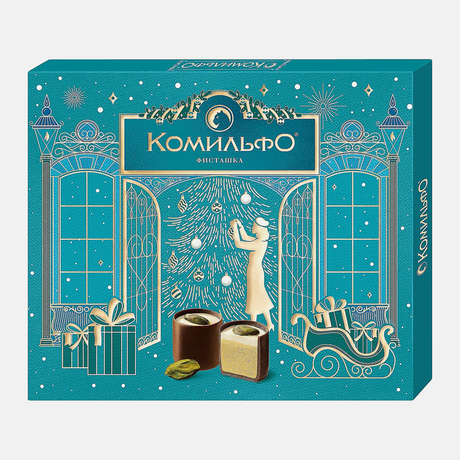 Конфеты Комильфо Фисташка шоколадные 232г
