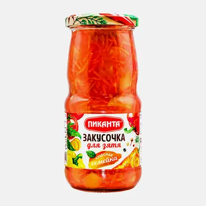 Закуска овощная Пиканта Закуска для зятя 460г
