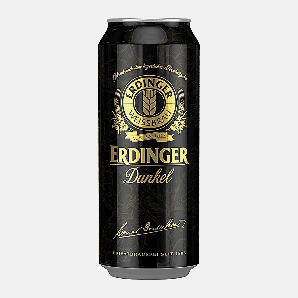 Пиво Erdinger Dunkel темное нефильтрованное непастеризованное 5.3% 500мл Пиво Erdinger Dunkel темное нефильтрованное непастеризованное 5.3% 500мл