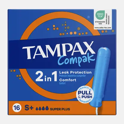 Тампоны Tampax Compak Super Plus 16шт