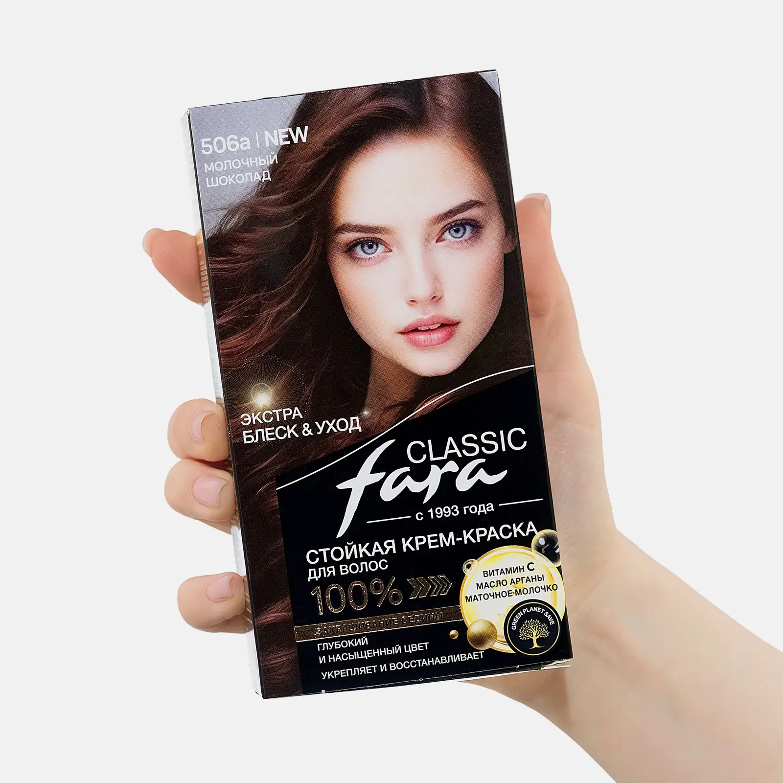 Крем-краска для волос Fara Classic 506а Молочный шоколад