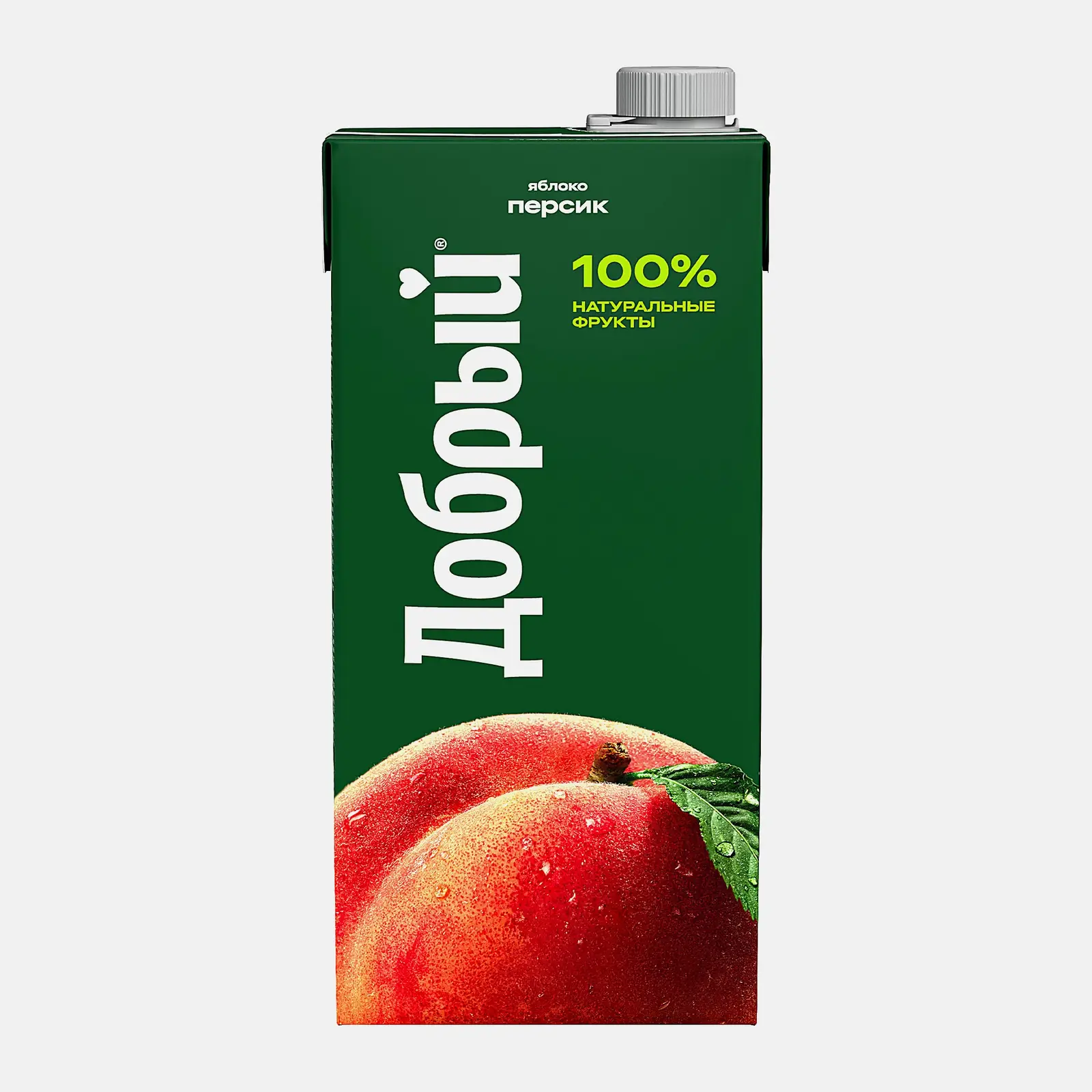 Изображение товара Напиток сокосодержащий Добрый Яблоко-персик 2л