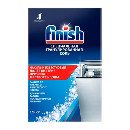 Изображение товара Соль для посудомоечных машин Finish 1.5кг