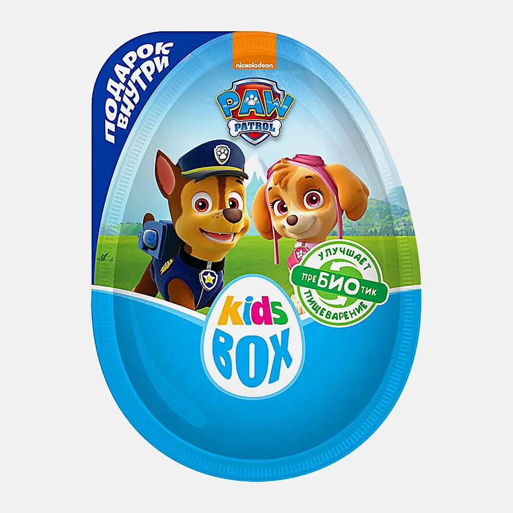 Шоколадное яйцо с подарком Kids Box 20г в ассортименте