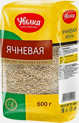 Крупа Увелка Ячневая отборная 600г