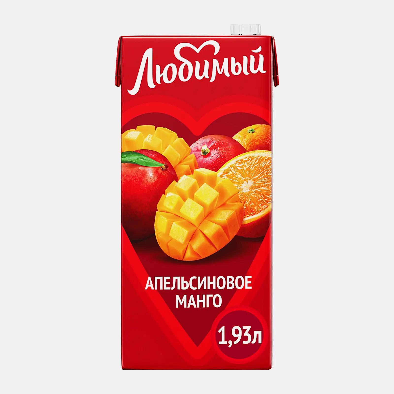 Напиток Любимый Апельсиновое манго 1.93л