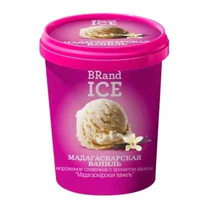 Изображение товара Мороженое Brandice сливочное Мадагаскарская ваниль 250г