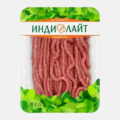 Фарш два мяса индейка-говядина Индилайт 400г