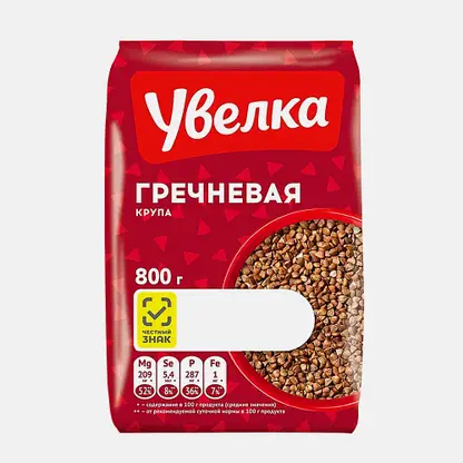 Гречка Увелка Экстра 800г