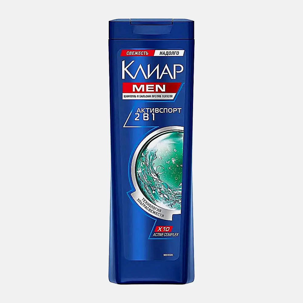 Шампунь для волос Активспорт Клиар Men 400мл
