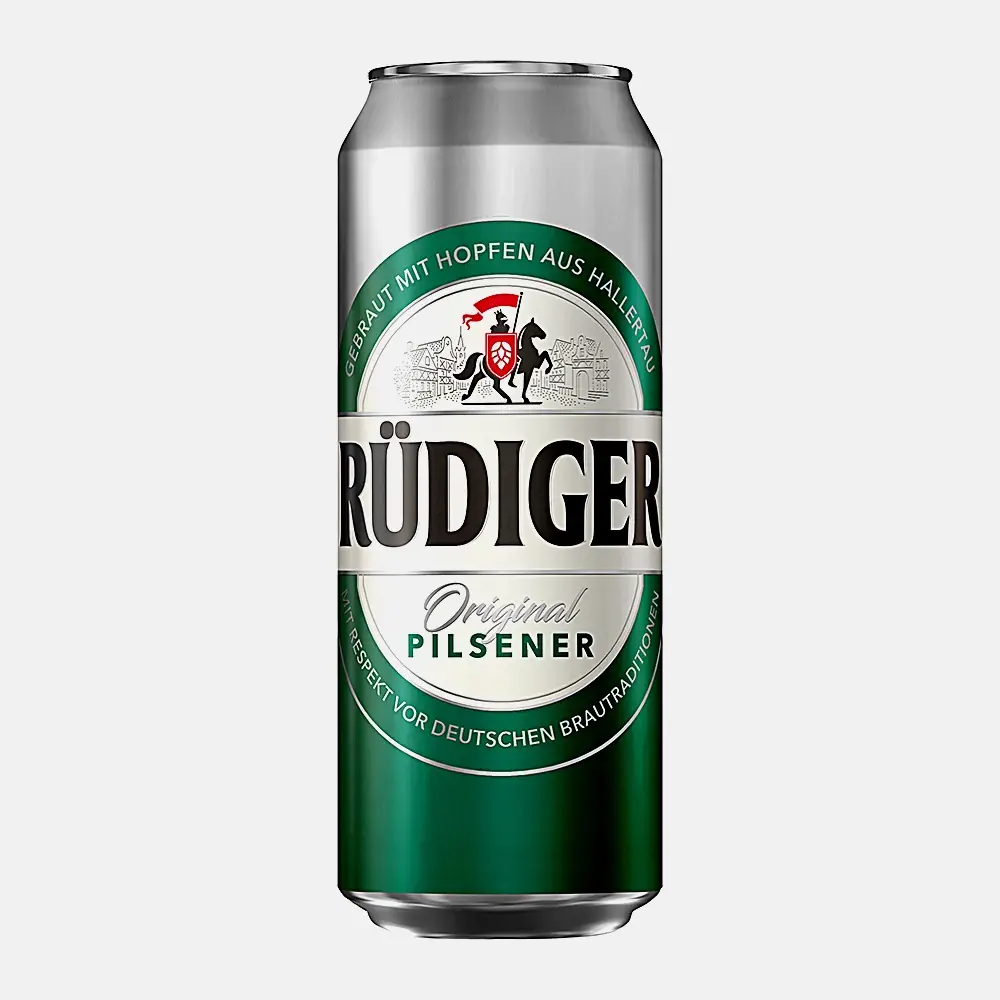 Изображение товара Пиво Rudiger Original Pils светлое 4.5%, 450 мл