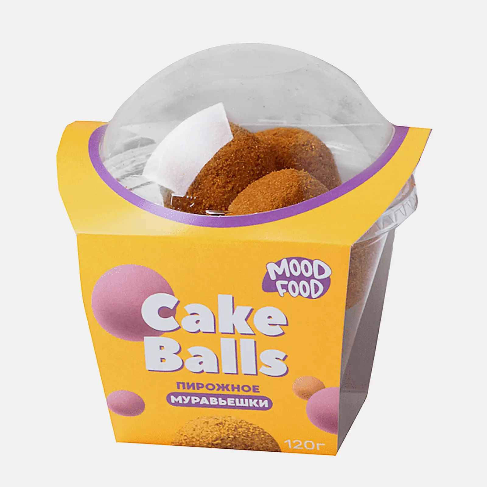 Изображение товара Пирожное Муравьешки Cake Balls 120г вкусное натуральное лакомство