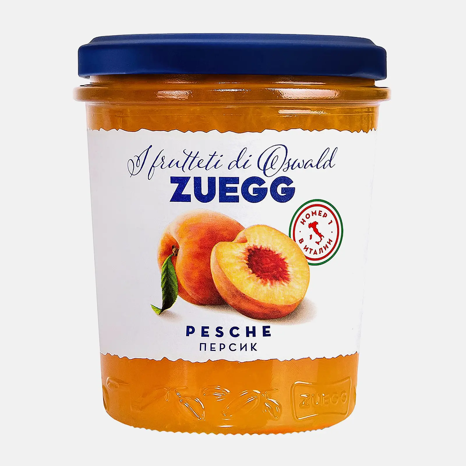Изображение товара Конфитюр Zuegg Персик 320 г - натуральный фруктовый джем без добавок