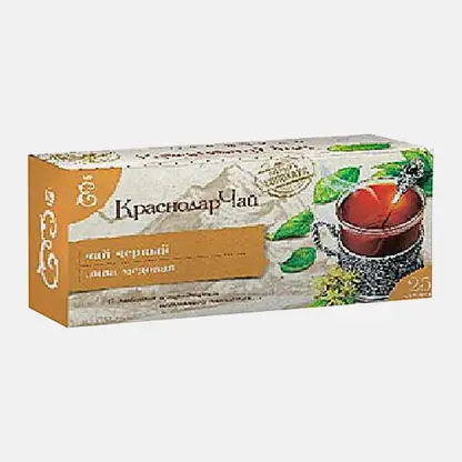 Чёрный чай липа медовая Краснодарский 25пак