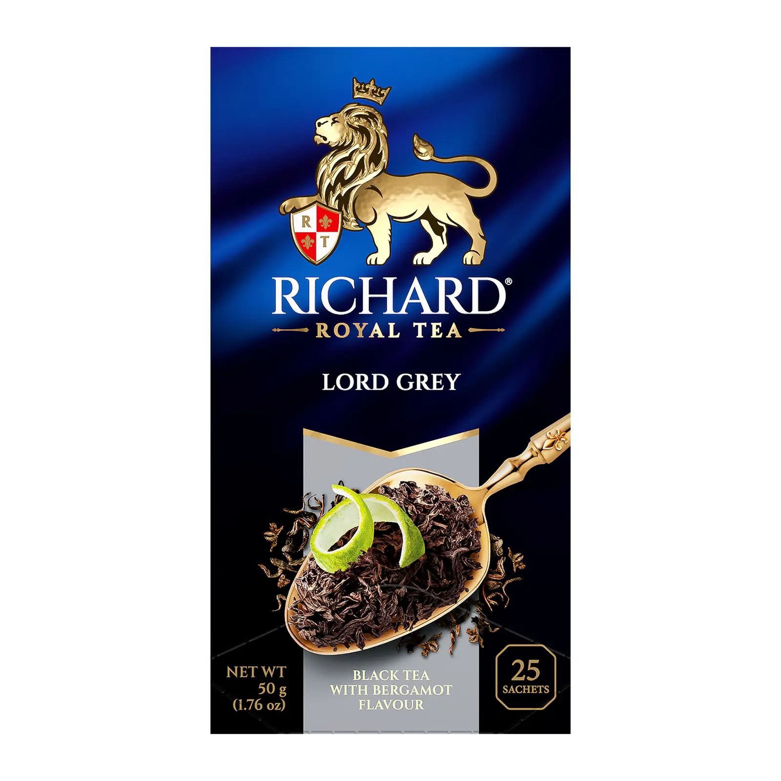 Изображение товара Чай черный Richard Lord Grey 25 пакетов с цитрусовыми нотками