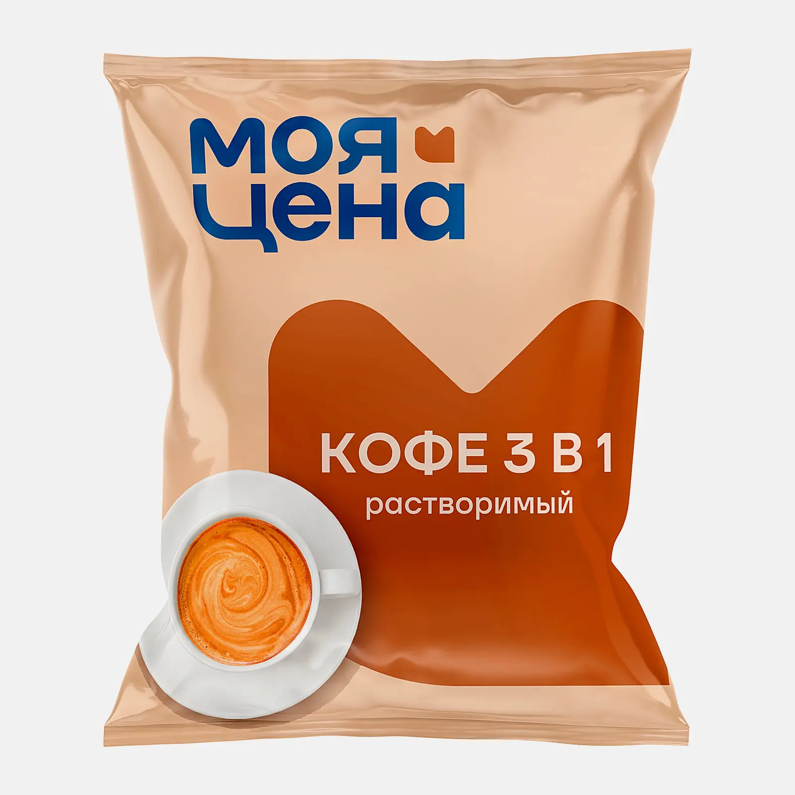 Напиток кофейный растворимый Моя цена 3в1 10пак 180г Напиток кофейный растворимый Моя цена 3в1 10пак 180г