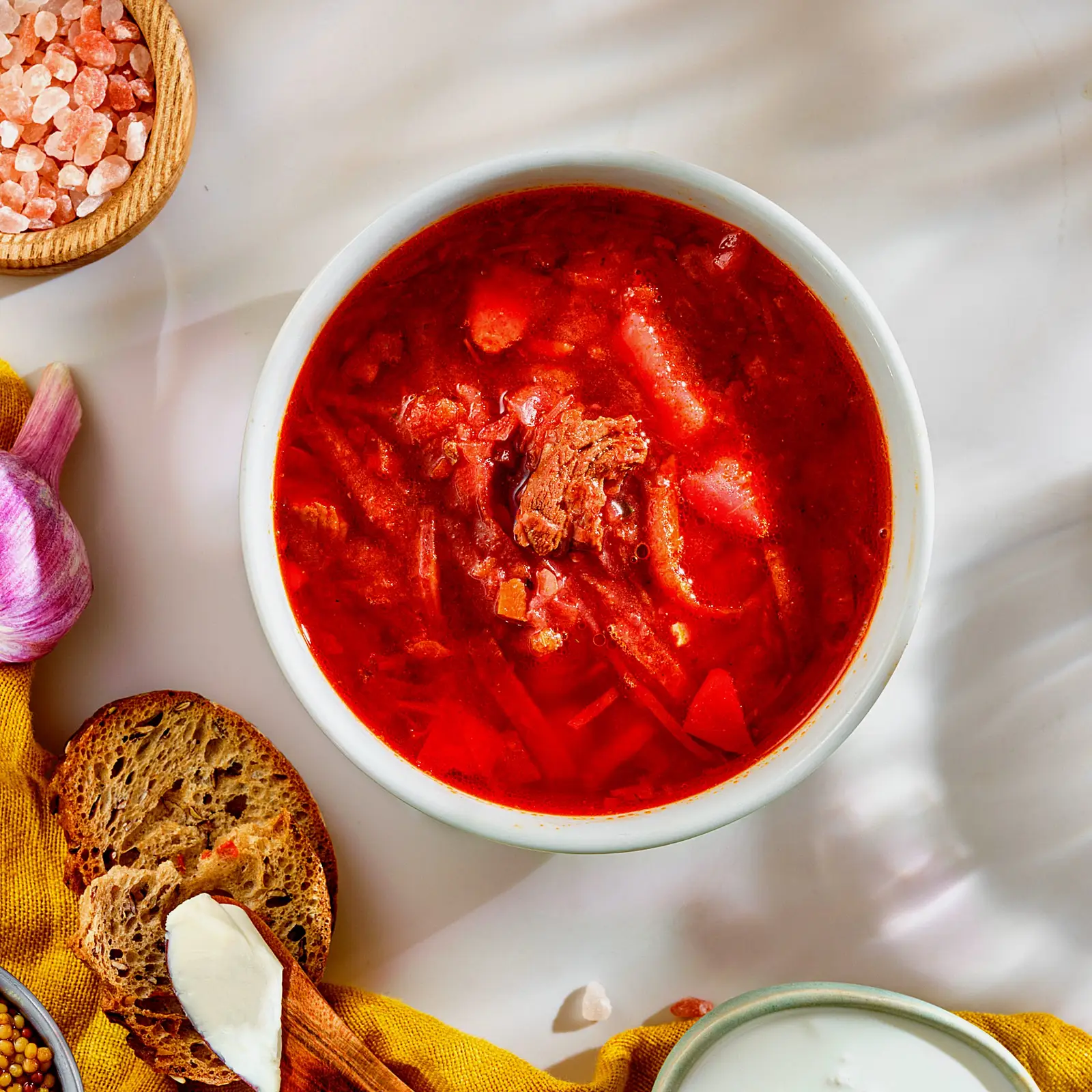 Борщ с мясом 250г - фото 2