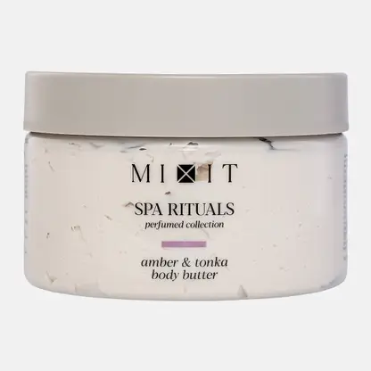 Крем-баттер для тела Mixit аромат с ароматом амбры и бобов тонка 250г