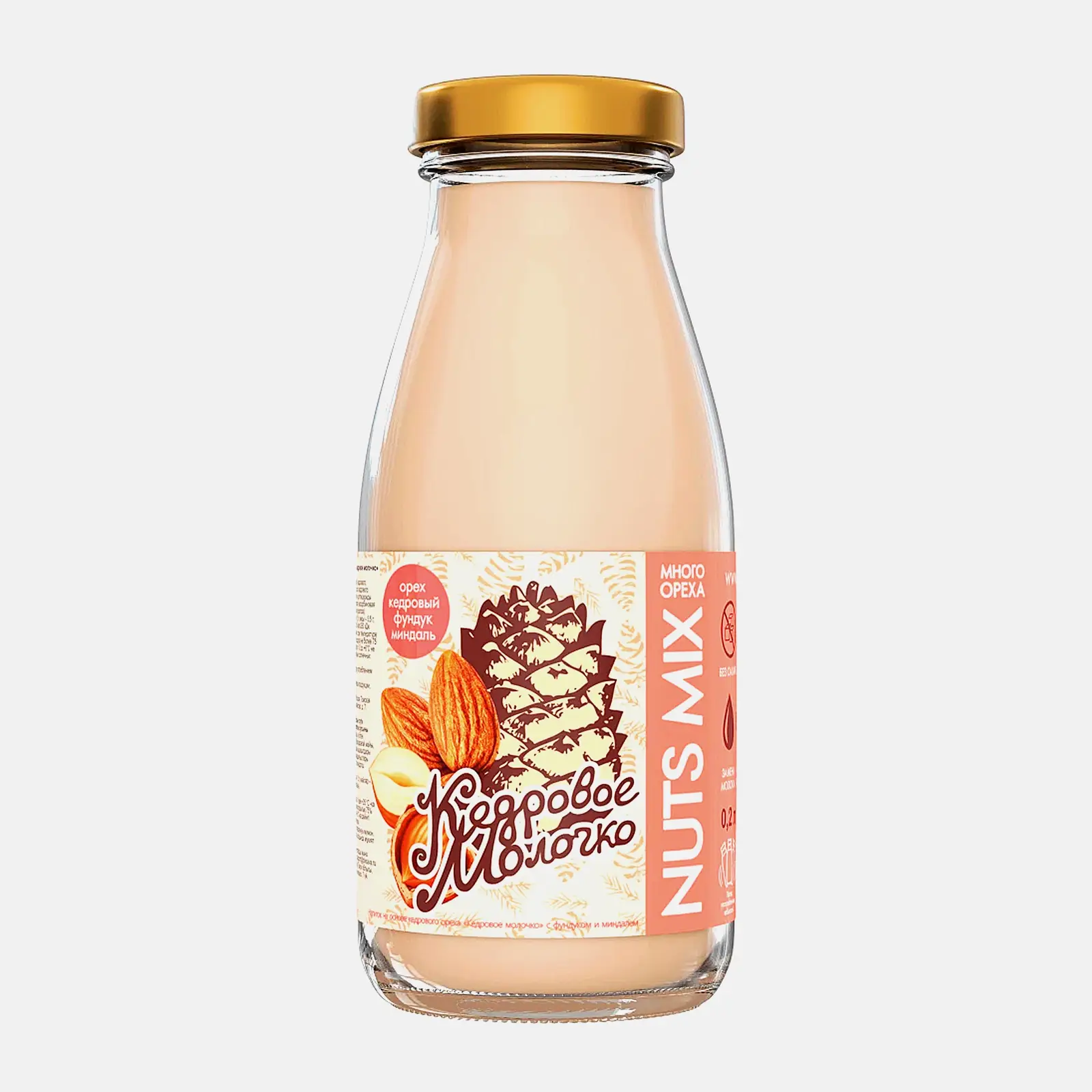 Молочко кедровое фундук и миндаль Сава Nuts Mix 5.5% 200мл Молочко кедровое фундук и миндаль Сава Nuts Mix 5.5% 200мл