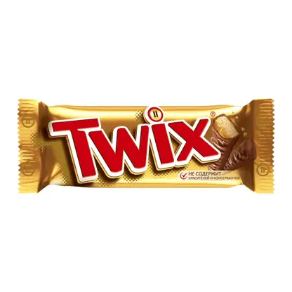 Изображение товара Батончик шоколадный с карамелью Twix 55-58г