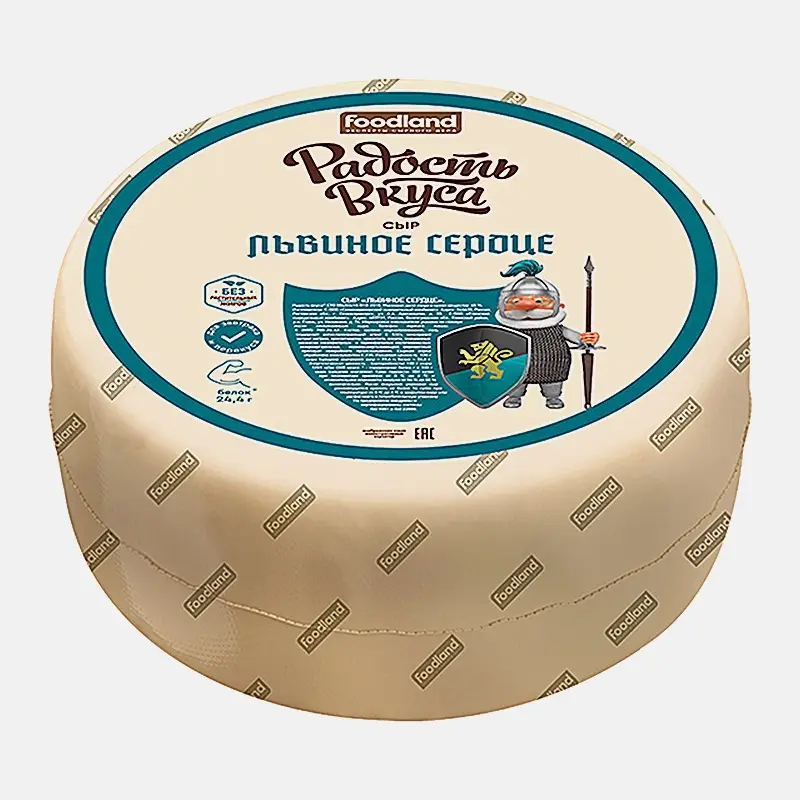 Сыр Львиное сердце Радость вкуса 40% весовой Сыр Львиное сердце Радость вкуса 40% весовой