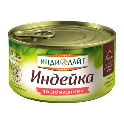Изображение товара Индейка по-домашнему Индилайт 325г Изображение товара Индейка по-домашнему Индилайт 325г