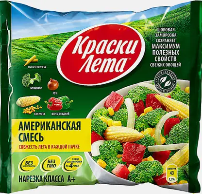 Смесь Краски лета Американская быстрозамороженная 400г