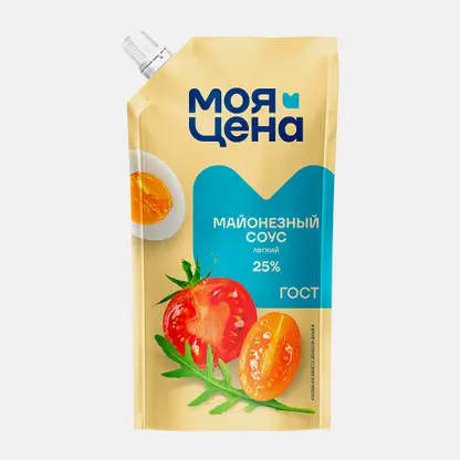 Соус майонезный Моя цена Легкий 25% 220мл