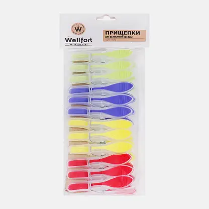 Прищепки для деликатной одежды Wellfort 12шт
