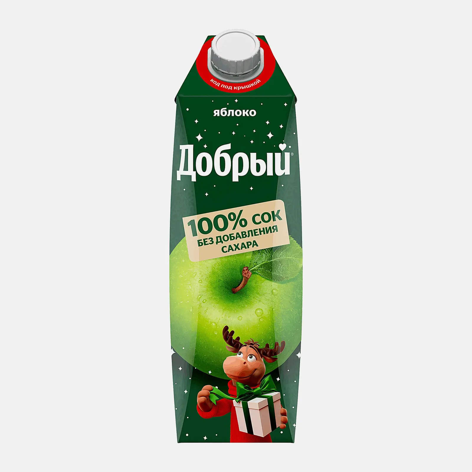 Изображение товара Добрый Яблочный сок 1л натуральный без добавок яркий вкус